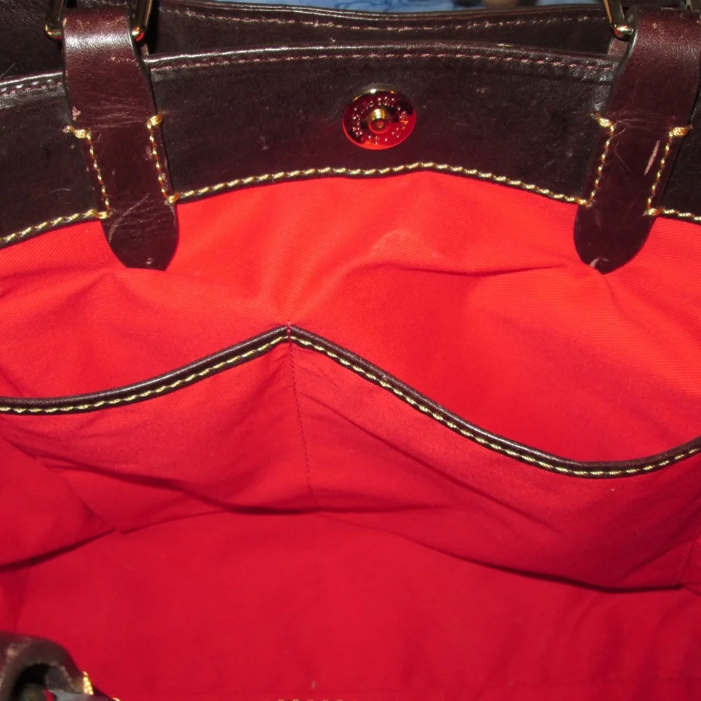 Dooney & Bourke Bordeaux Croc-Embossed Tote - Picture 11 of 14